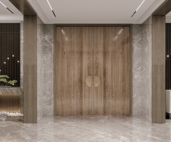 New Chinese Style Hallway-ID:113807925