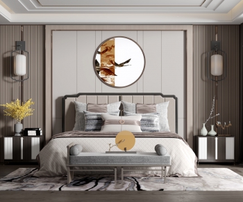 New Chinese Style Bedroom-ID:155528073