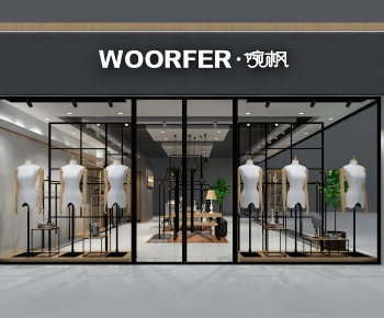 Modern Industrial Style Clothing Store-ID:751122007