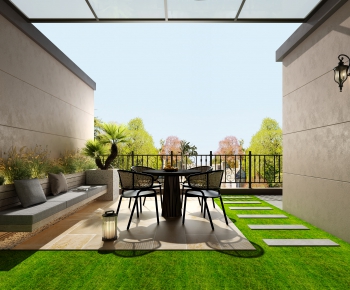 Modern Courtyard/landscape-ID:743680095