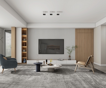 Modern A Living Room-ID:555270914