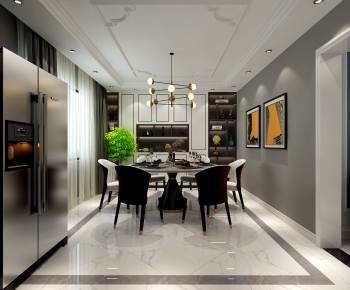 Modern Dining Room-ID:676629075