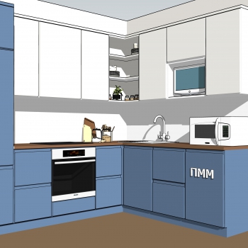 Modern Kitchen Cabinet-ID:571657904