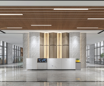 Modern Office Reception Desk-ID:456104047