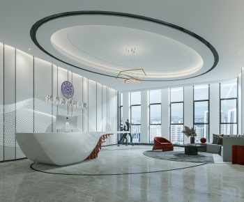 Modern Office Reception Desk-ID:424223906