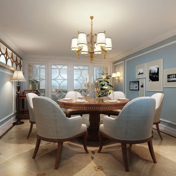 American Style Dining Room-ID:836448914