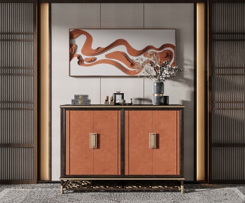 New Chinese Style Entrance Cabinet-ID:878868109