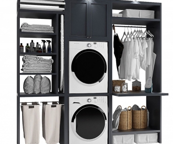 Modern Laundry Cabinet-ID:937030323