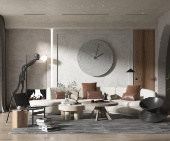 Wabi-sabi Style A Living Room-ID:484009038