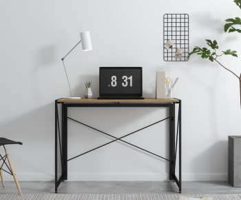 Nordic Style Computer Desk And Chair-ID:404011963