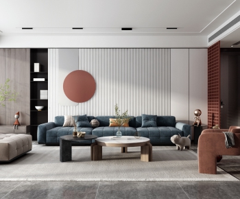 Modern A Living Room-ID:699241225