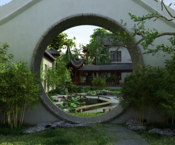 Chinese Style Courtyard/landscape-ID:823535928