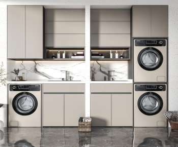 Modern Laundry Cabinet-ID:590562118