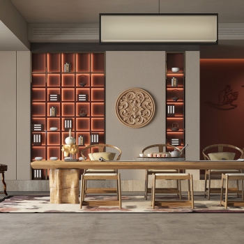 New Chinese Style Tea House-ID:320254098