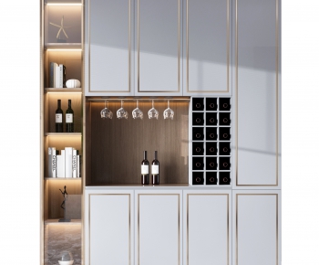 New Chinese Style Wine Cabinet-ID:532696016