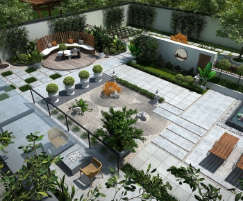 New Chinese Style Courtyard/landscape-ID:318717004