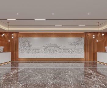 Modern Office Reception Desk-ID:220239279