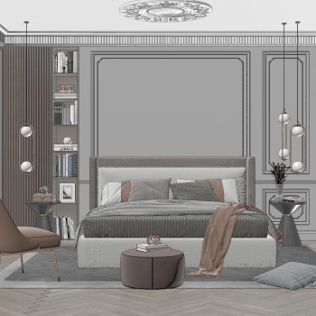 Modern Bedroom-ID:840831041