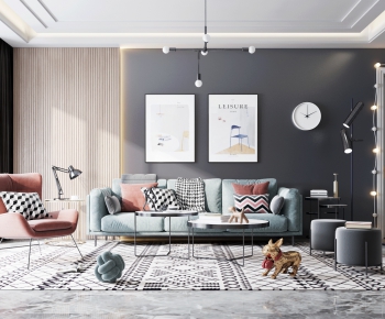Nordic Style A Living Room-ID:157746086