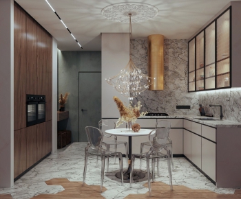 French Style Open Kitchen-ID:516768939
