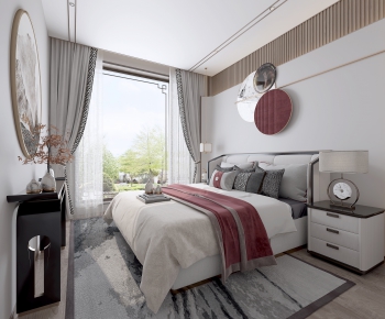 New Chinese Style Bedroom-ID:823467978