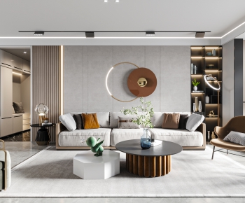 Modern A Living Room-ID:771464113