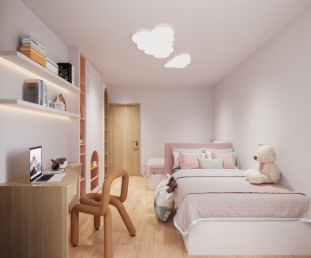 Nordic Style Girl's Room Daughter's Room-ID:548935892