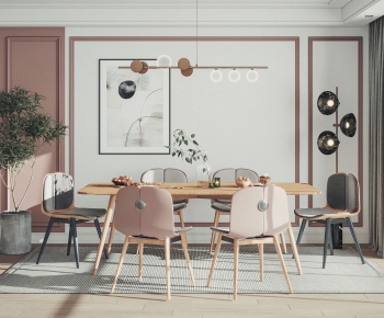 Nordic Style Dining Room-ID:266976122