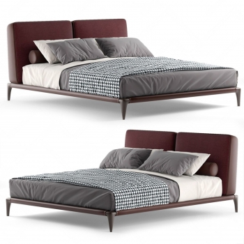 Modern Double Bed-ID:295681001