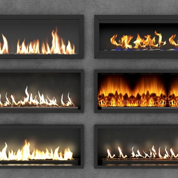 Modern Electronic Fireplace-ID:609407906