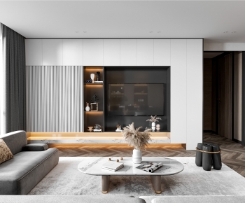 Modern A Living Room-ID:614160068