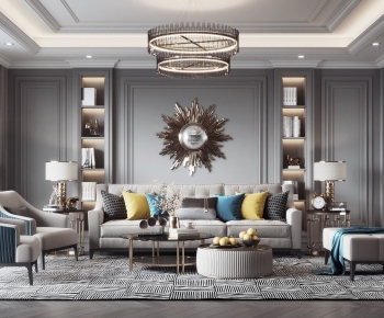 American Style A Living Room-ID:902189971