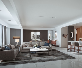 Modern A Living Room-ID:964441063