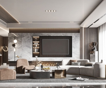 Modern A Living Room-ID:843591939