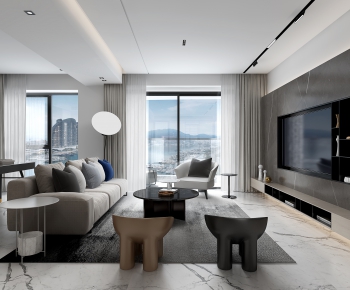 Modern A Living Room-ID:920152909