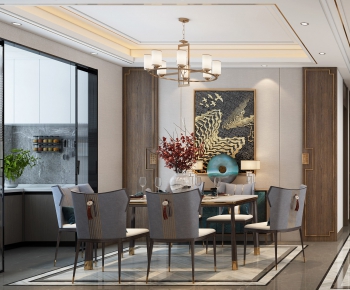New Chinese Style Dining Room-ID:152059088