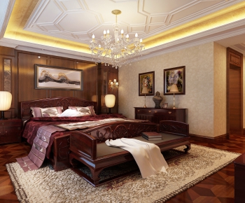 Chinese Style Bedroom-ID:991549979