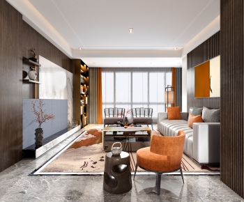 Modern A Living Room-ID:704747922