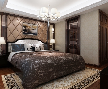 Simple European Style Bedroom-ID:975954066
