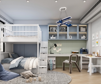 Modern Boy's Room And Son's Room-ID:506652129