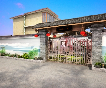 Chinese Style Villa Appearance-ID:170391081