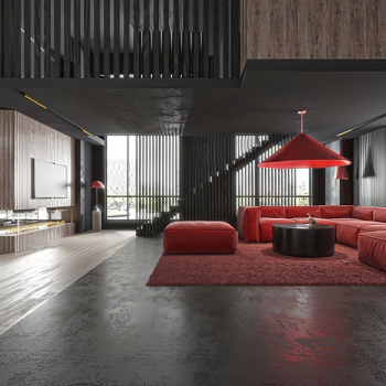 Industrial Style A Living Room-ID:625205047