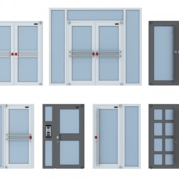 Modern Double Door-ID:219172954