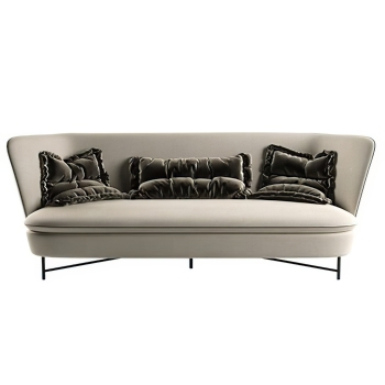 Modern Three-seat Sofa-ID:436100968