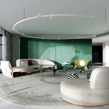 Modern A Living Room-ID:317214976