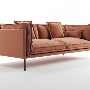 Nordic Style A Sofa For Two-ID:969031107
