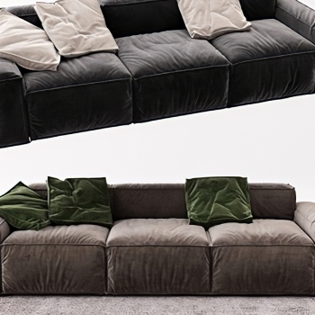 Modern Three-seat Sofa-ID:119837051