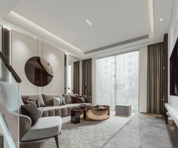 Modern A Living Room-ID:263782029