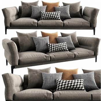 Modern Three-seat Sofa-ID:263887886