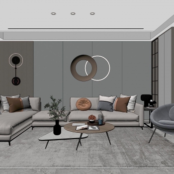 Modern A Living Room-ID:903656968